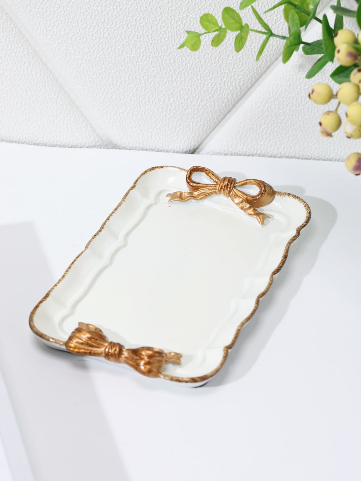 Molde Bandeja Rectangular con Lazos