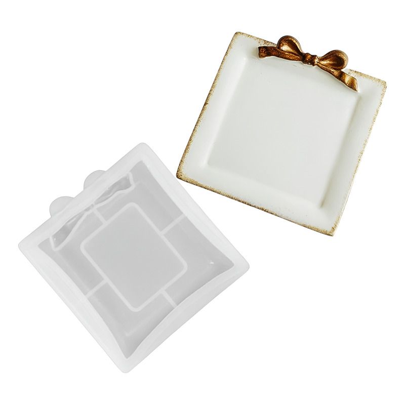 Molde de Silicona Cuadrado con Moño