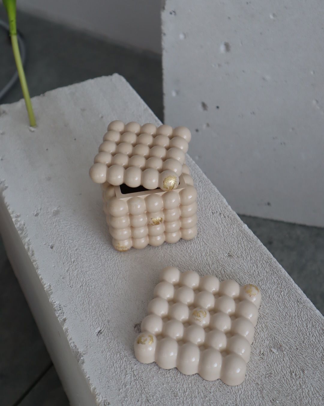 🤍 Molde Caja Bubble con Tapa