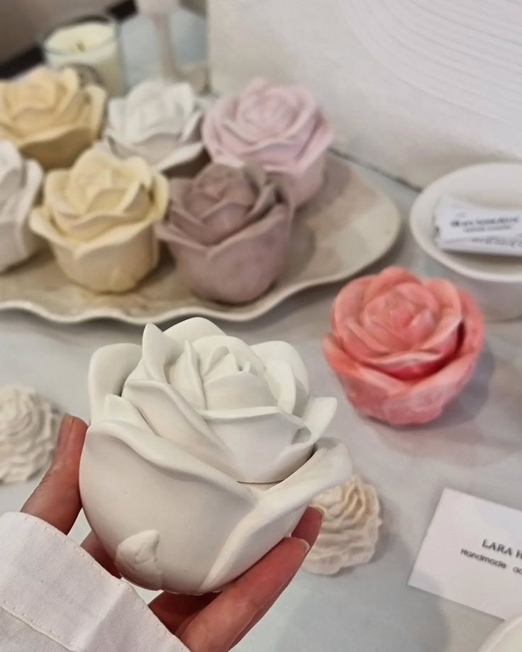 Molde Flor Rosa con Tapa