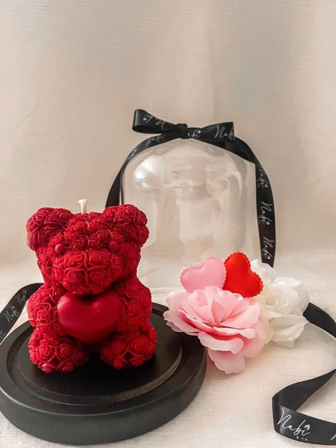 MOLDE OSO DE ROSAS