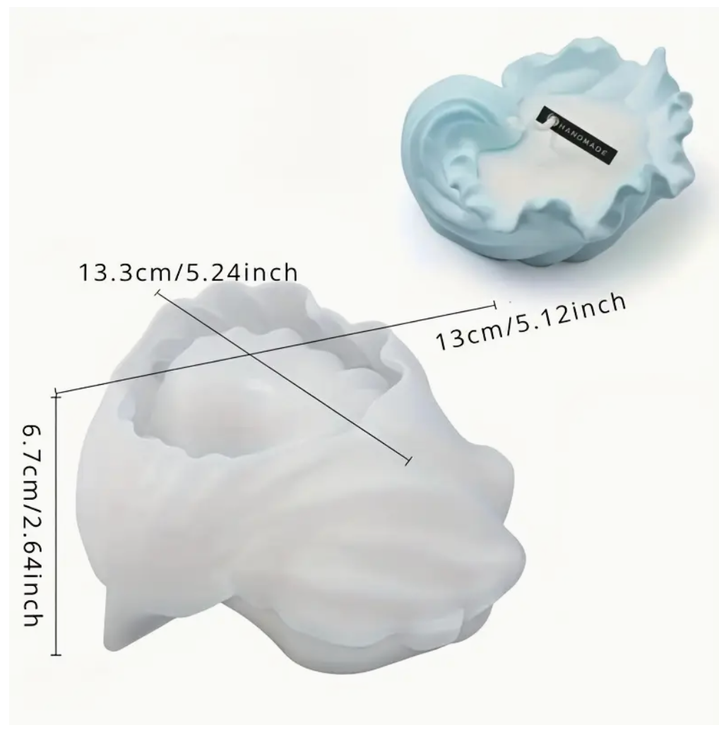 Molde Concha Marina Decorativa 070