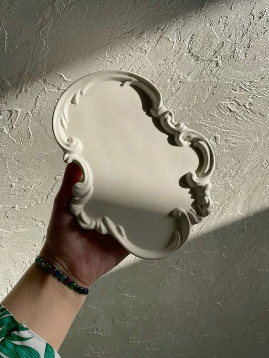 Molde Bandeja Barroca Decorativa