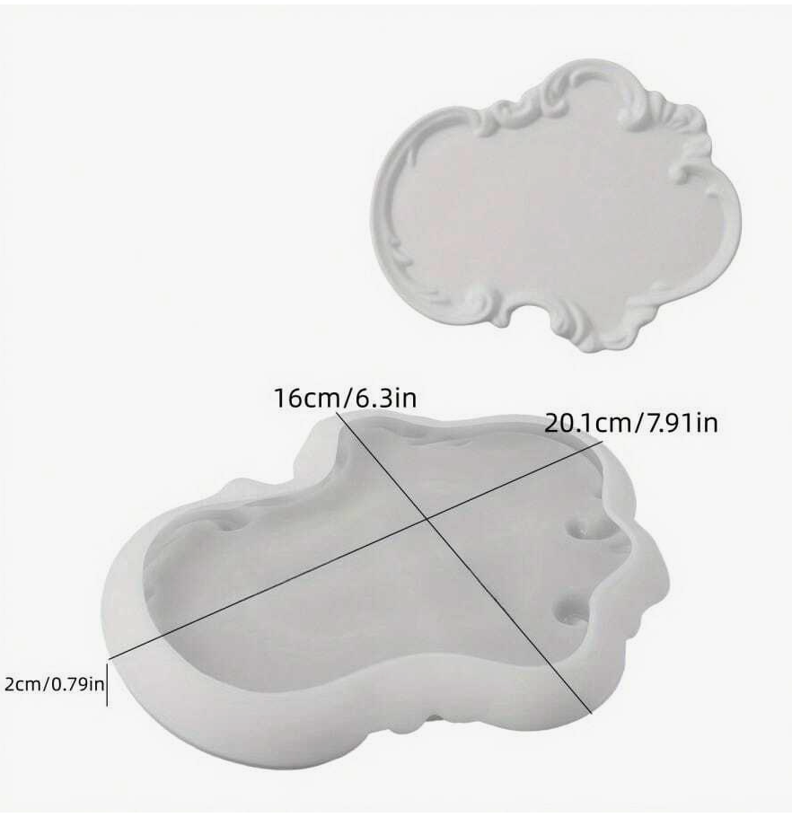 Molde Bandeja Barroca Decorativa
