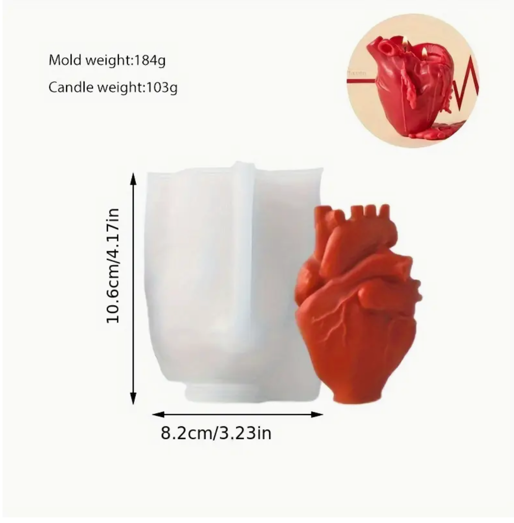 Molde Corazón Anatómico