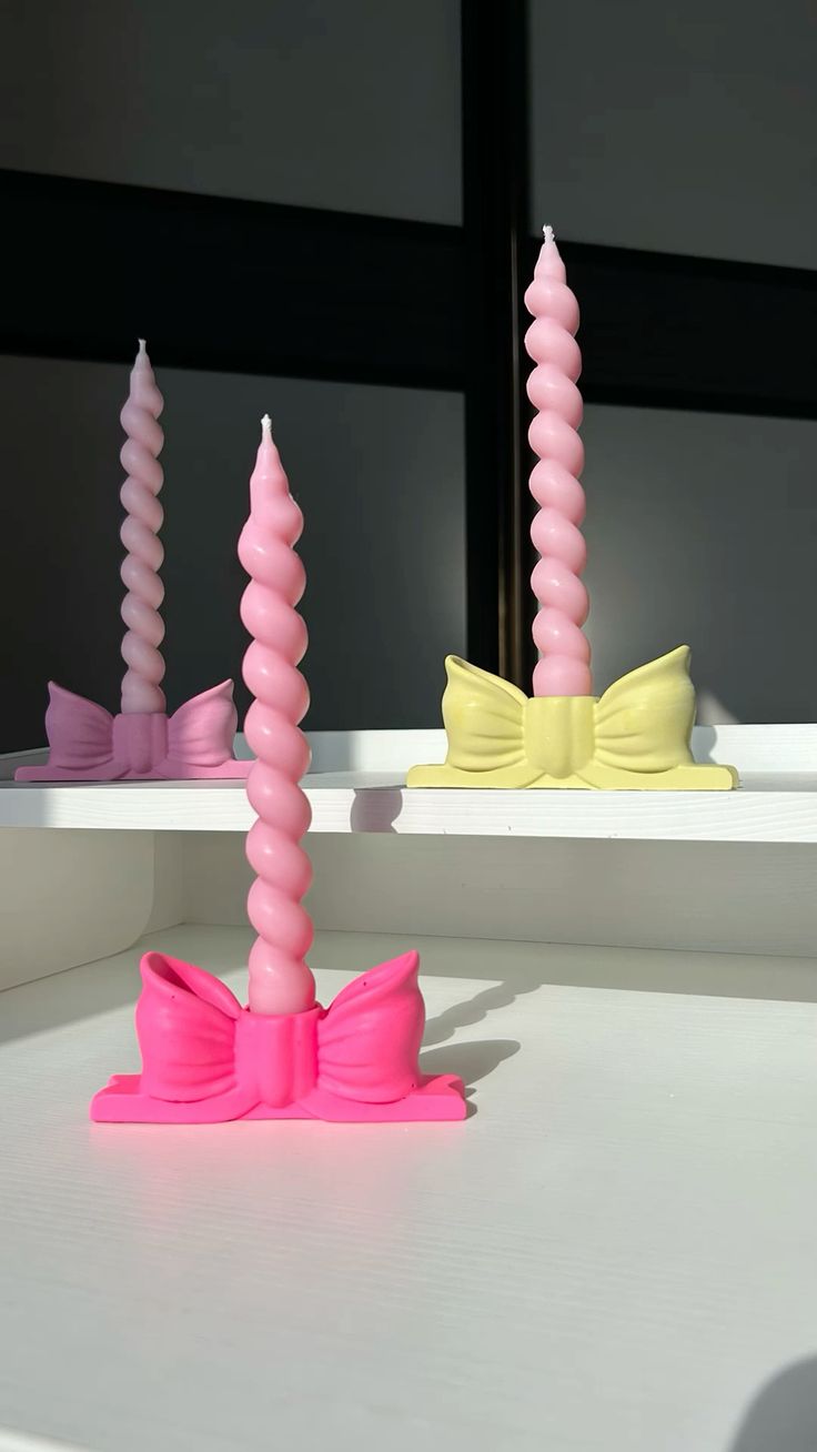 🎀 Molde Porta Vela Moño