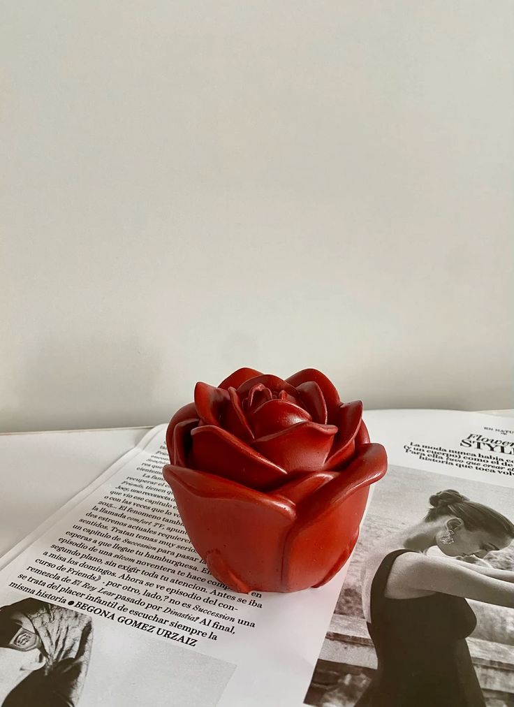 Molde Flor Rosa con Tapa