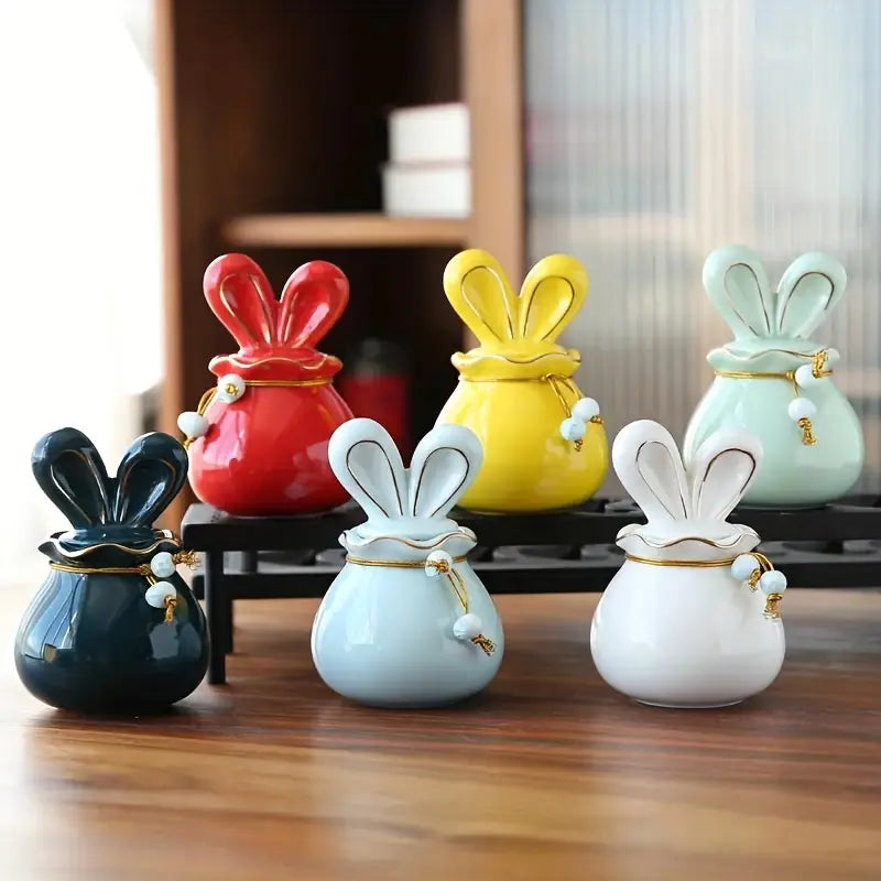 🐰 Molde Vasija Orejitas de Conejo