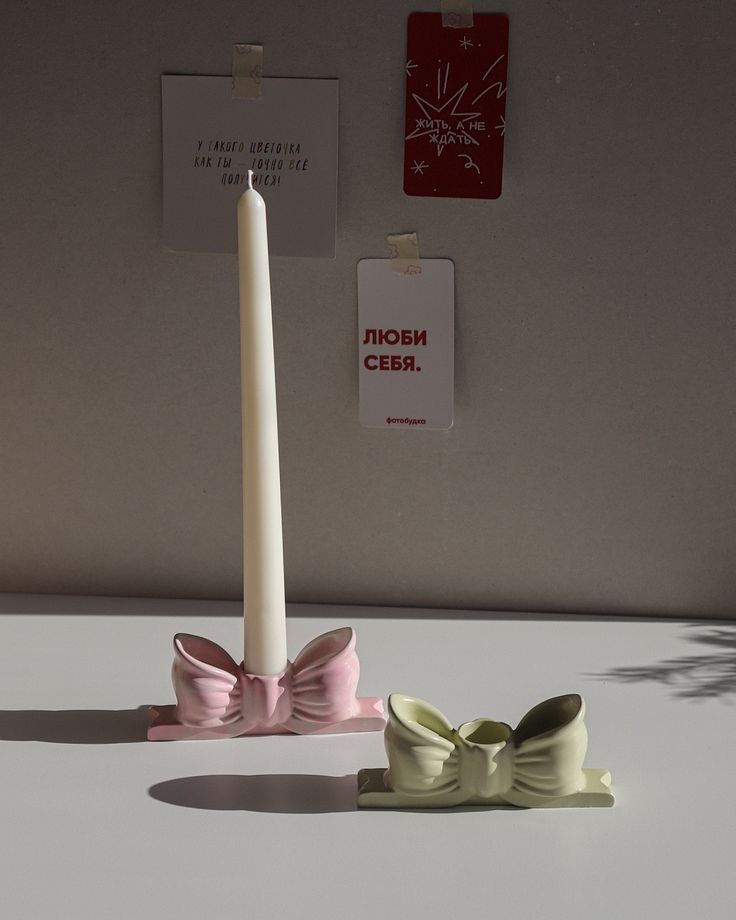 🎀 Molde Porta Vela Moño