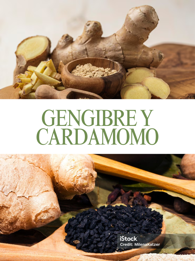 🌿  Cardamomo y Gengibre